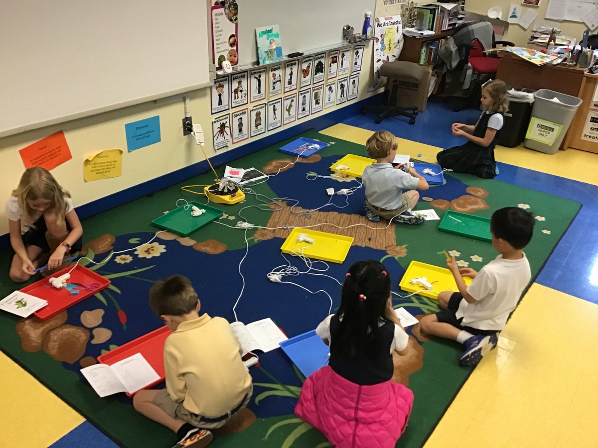 PickingUpSTEAM's tweet photo. Busy crocodile toothbrush designer/builders! @julabbie #TrinityLearns with @MrsKane_Science #TrinitySTEAM https://t.co/e1tOCPOkQz