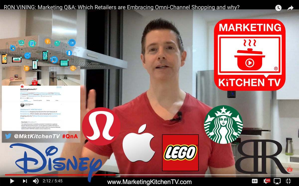 MktKitchenTV's tweet photo. Which #Retailers are Embracing #OmniChannel 🛍 #Shopping &amp; why?
Welcome back Marketing Chefs!
The 12th, https://t.co/MUOjkm5oul YouTube &amp; @MktKitchenTV Twitter #QnA, continues series…
Your All-Things #Marketing Host, @RonaldVining, Ans your Qs! 
WATCH: https://t.co/3EKbUg0NaT https://t.co/o4mAKtRHE7