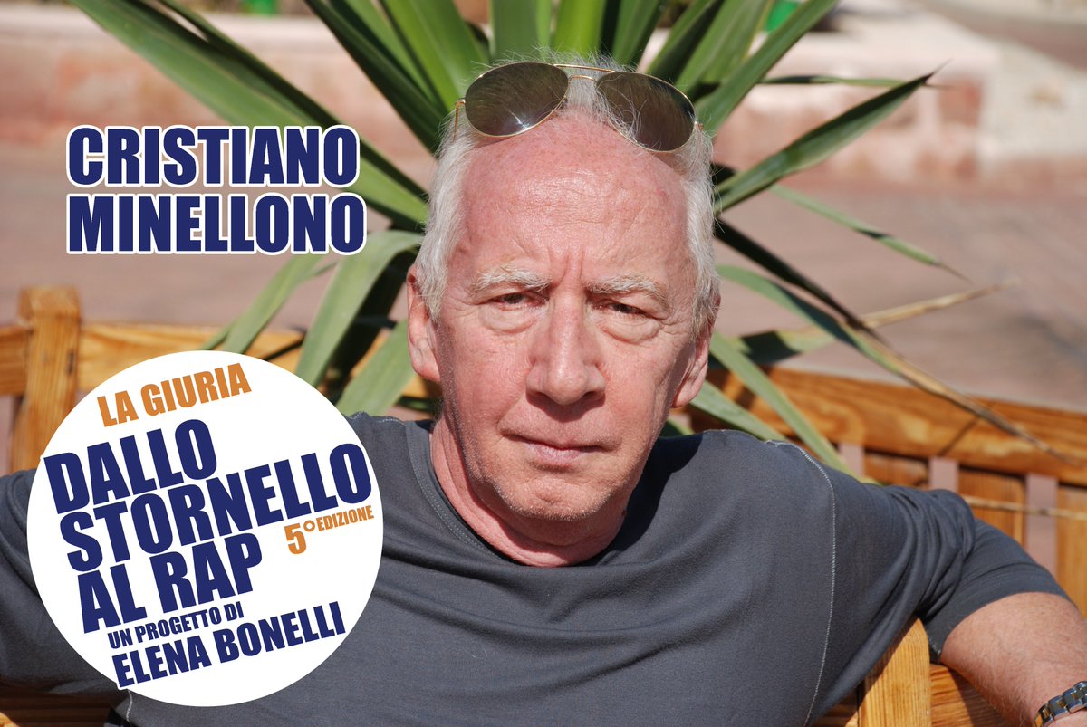 #CristianoMinellono è uno dei più grandi #parolieri della #canzone italiana ed ha composto centinaia di #canzoni per famosissimi cantanti come #AdrianoCelentano, #MiaMartini, #AlbanoeRomina, #PattyPravo… Siamo orgogliosi di averlo nella #giuria di #dallostornelloalrap!