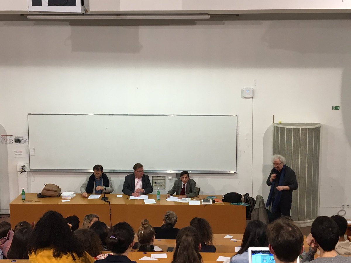 Paris_Dauphine's tweet photo. La célébration des #50ans de @Paris_Dauphine se poursuit avec la conférence annuelle du programme Grands Enjeux Contemporains de l'université autour du thème "L'université : quels devenirs ?" #makeourfuturehappen https://t.co/yF4cuBqbnZ
