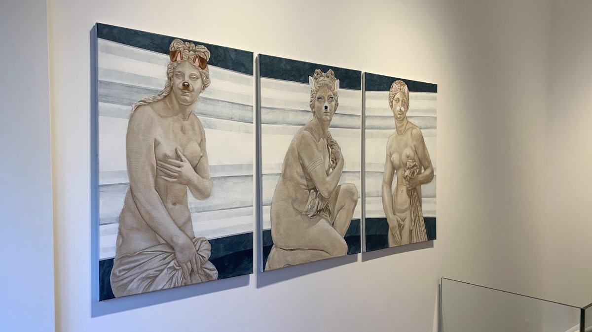 Cdesarts's tweet photo. #PhotoDuJour Lucile Kessil au Faubourg des Jeunes Artistes par Sébastien Beaurain https://t.co/da0QMRu7b6