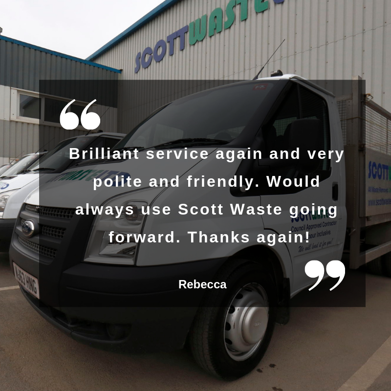 ScottWasteLtd's tweet photo. It's always a pleasure to received great feedback from our customers! #reviews #wasteremoval #CustomerService https://t.co/5EoMuvdE4B