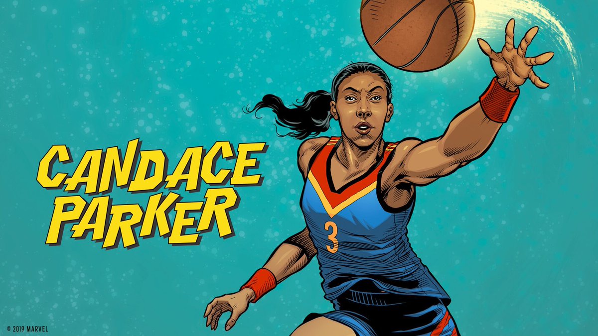 candace parker adidas captain marvel