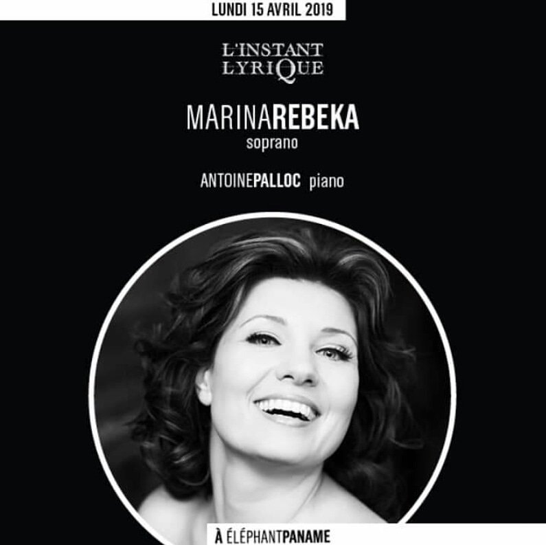 MarinaRebeka's tweet photo. I'm so excited about my #recital at @ElephantPaname art center in #Paris with #AntoinePalloc at the piano this Monday, April 15th, at 8:00 PM. In the program: #Schubert, #Fauré, #Rachmaninoff, #Kalninš, #Medinš, and others! 🎶🎹🎶
More info & tickets: https://t.co/QliiBbjVKr https://t.co/XVIp6MZ4Cl
