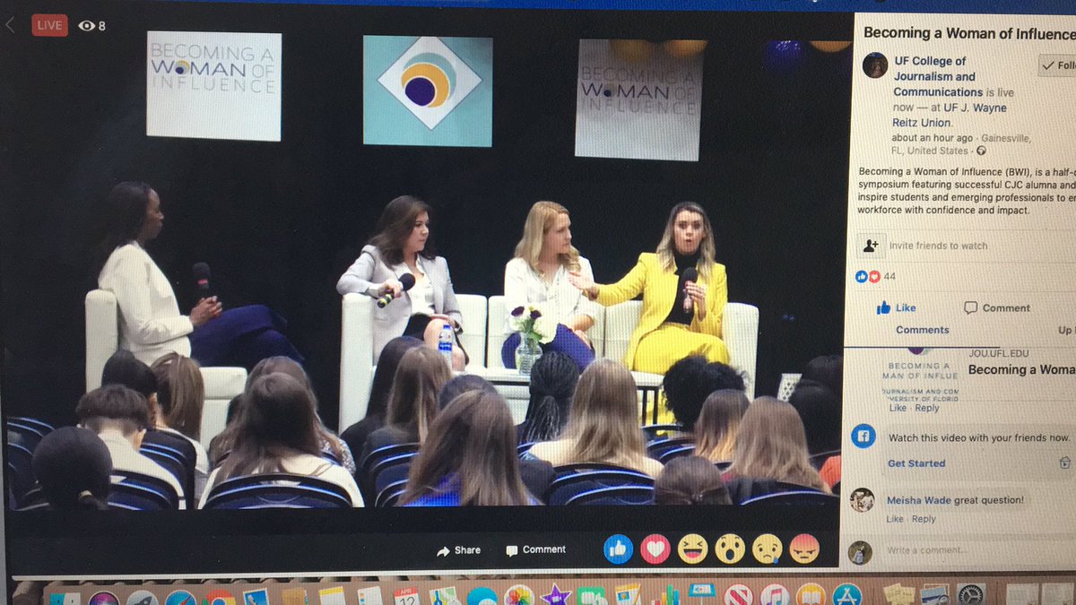 CastroLCatalina's tweet photo. Thank you @UFJSchool for live broadcasting Becoming a Women of Influence workshop on Facebook. So thankful to be able to hear from such inspirational women while studying abroad. #UFBWI2019 https://t.co/TNmHOQoCWe