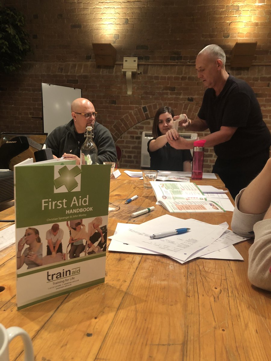 Excellent day of first aid training from <a href="/TrainAidLtd/">Train Aid</a> today for Peak! Thanks Jack for an engaging and informative day.
