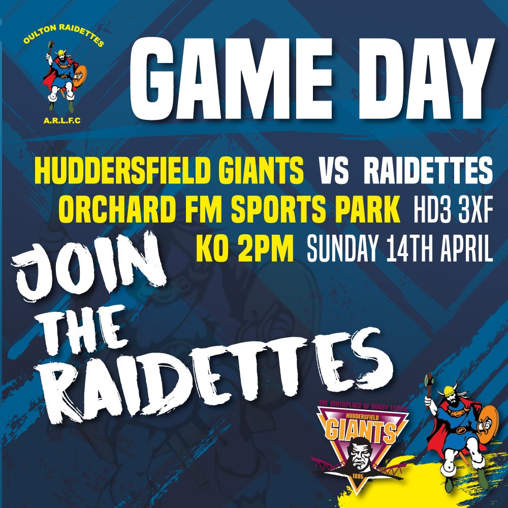 This weekends game against @GiantsWRL Supporters please be aware Adults £3 Concessions £2 U16 Free