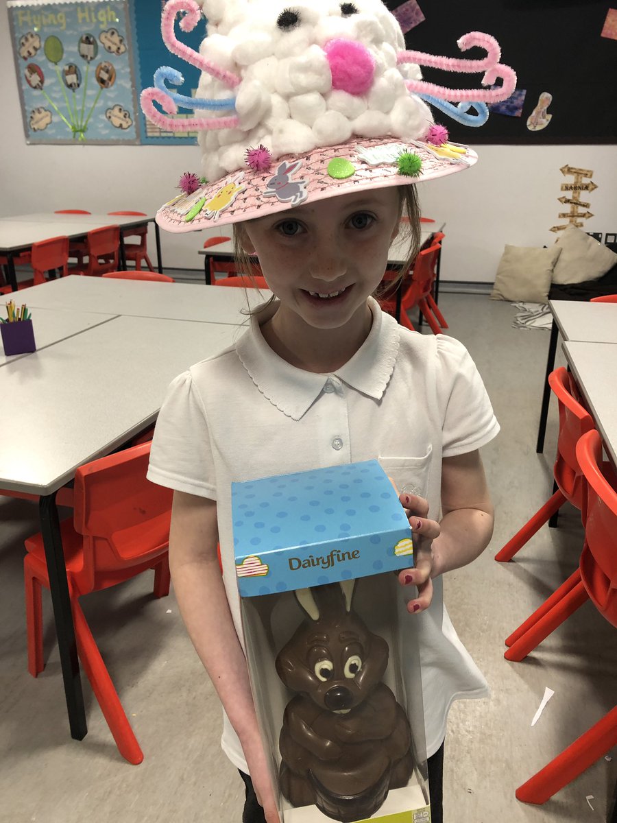 Wonderful work at home on Easter bonnets girls! Well done to Evie-Grace KS2 winner! #creativitycounts #parentpartnership @kestrelsfield