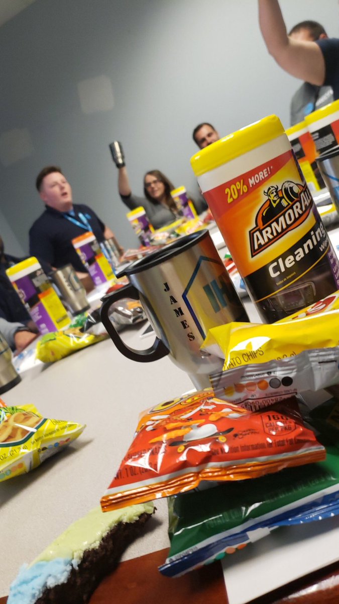 Another successful #Savages meeting in the books! Everyone received a little on-the-Road care package and their custom #IHX coffee mugs! We are ready to go! 😎 #LifeAtATT #IHXEastElite thank you <a href="/patsgal77/">Michelle Murray</a> for the visit and support.