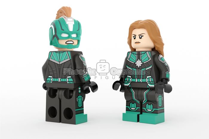 MinifigureGuide's tweet image. ** Preorder Now ** Phoenix Customs Captain Marvel Kree Custom Minifigure - expected End June/July 2019: minifigures.co.uk/store/captain-…