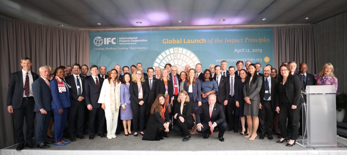 “The 60 asset managers and DFIs that adopted the impact investing principles today collectively hold over $300 billion in assets invested for impact. We now want many others to join us.” - IFC CEO Philippe Le Houérou. wrld.bg/TO6h30opxQK #Investors4Impact