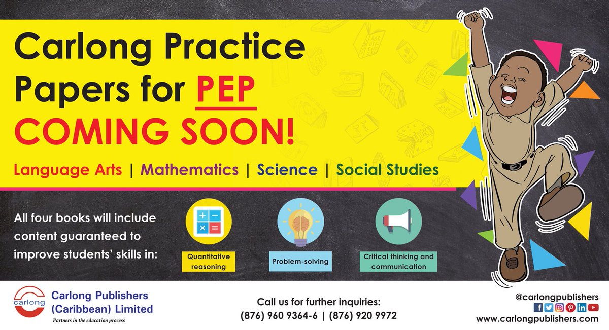 carlong123's tweet photo. Carlong has lots in store for #PEP students! Carlong Practice Papers for PEP practice is coming soon to stores near you! Four books, each focusing on either 
✅Language Arts
✅Math
✅Social Studies 
✅or Science 
at the primary level. #CarlongPrepForPEP #CPPP https://t.co/7DCbmYKlEC