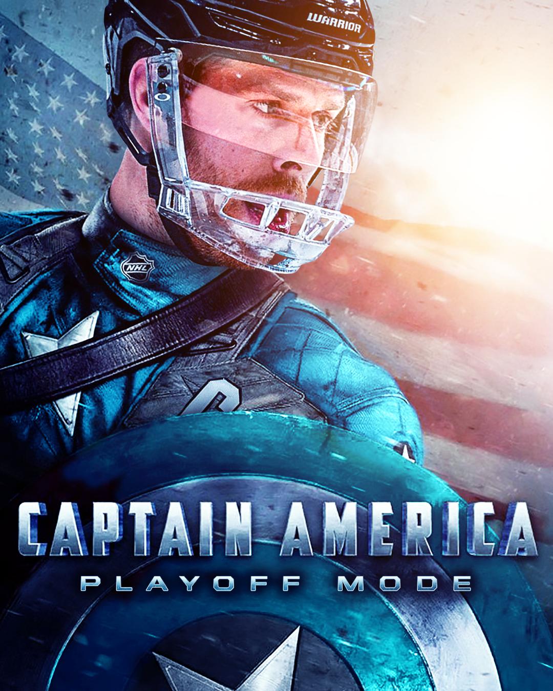 Custom San Jose Sharks Captain America Military Appreciation