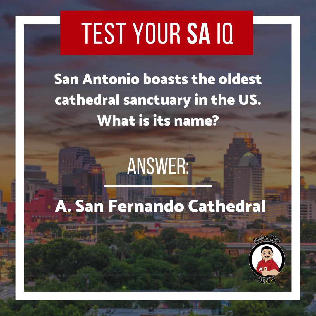 The original church of San Fernando was built between 1738 and 1750. The walls of that church today form the sanctuary of the cathedral, which gives rise to its claim as the oldest cathedral in the State of Texas! #SanAntonioTrivia #SanAntonioHistory