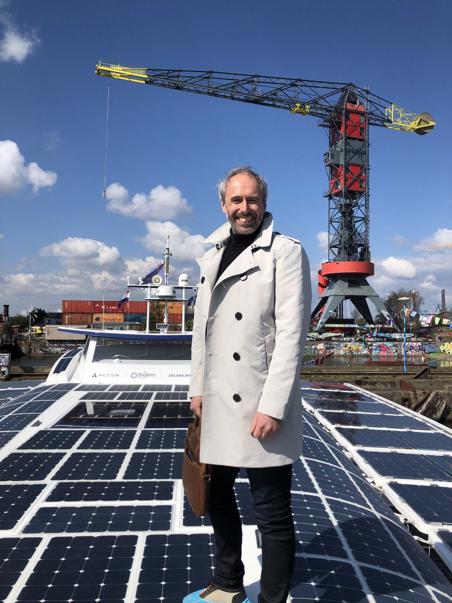 neutrino_energy's tweet photo. As a participant in the group of the @HansaGreenTour our Benelux representative visited the @energy_observer today. A great initiative with hopefully a lot of future follow ups! #hydrogen #photovoltaic (?/7)(vs #Neutrinovoltaic 24/7 ?) #wind #energy https://t.co/YWIRONt4rC https://t.co/ZRo9ucA2V1