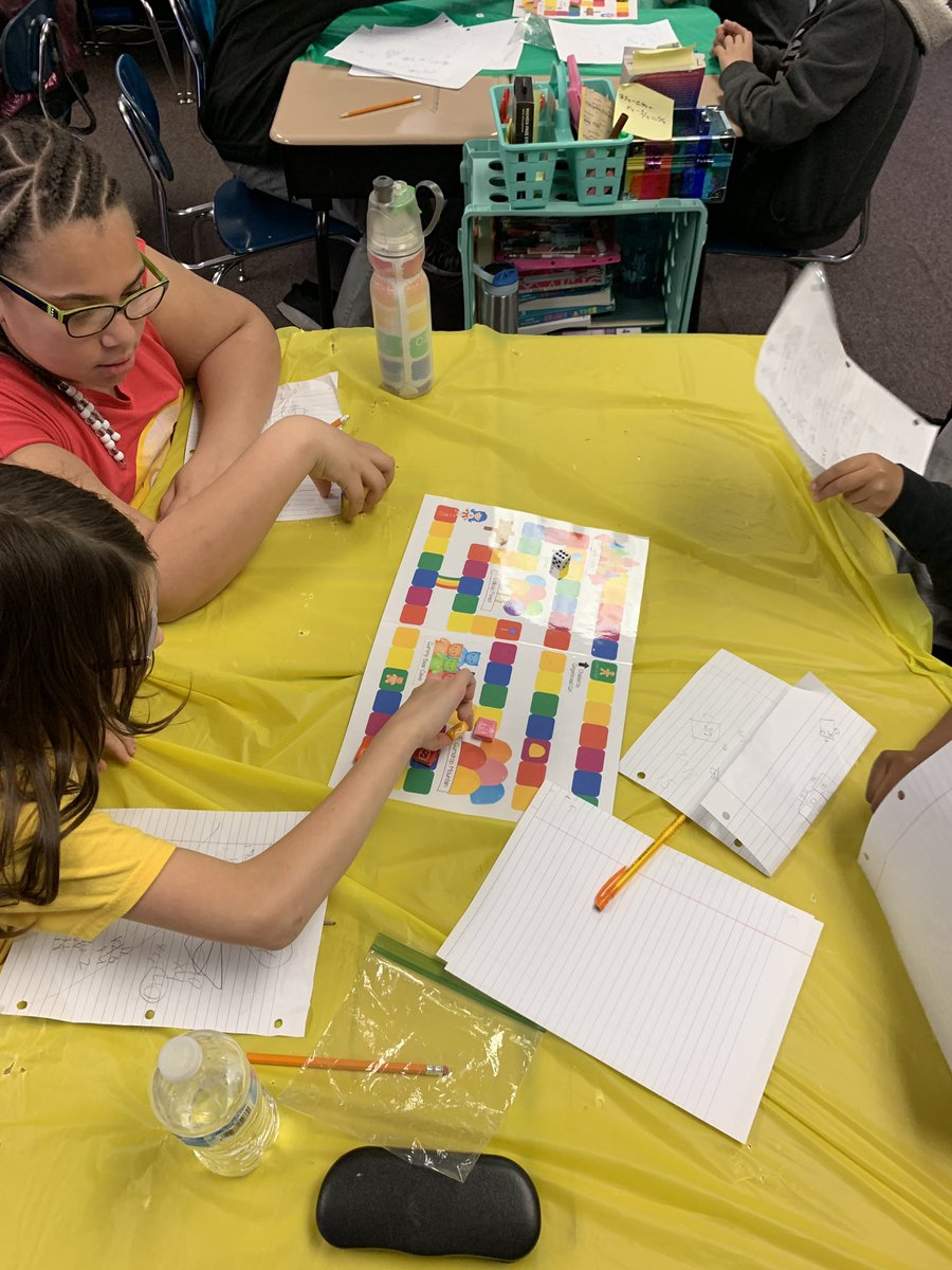 BrennaWolfram's tweet photo. Candy Land- Word Problem Edition! 🍭🍬💛🧡❤️💚 Our “Game On” theme for 4th grade testing review has been so much fun! #intentional https://t.co/qcrb6kMLst