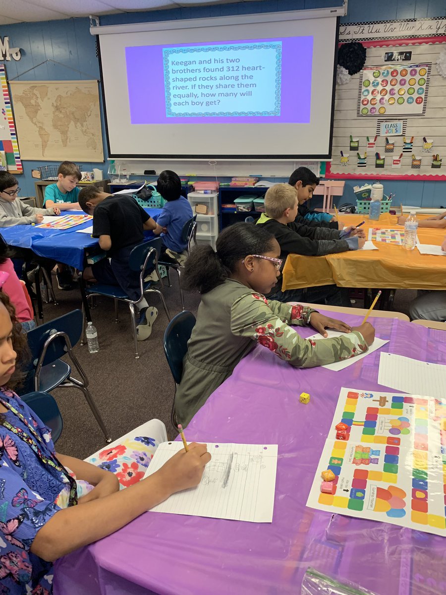 BrennaWolfram's tweet photo. Candy Land- Word Problem Edition! 🍭🍬💛🧡❤️💚 Our “Game On” theme for 4th grade testing review has been so much fun! #intentional https://t.co/qcrb6kMLst