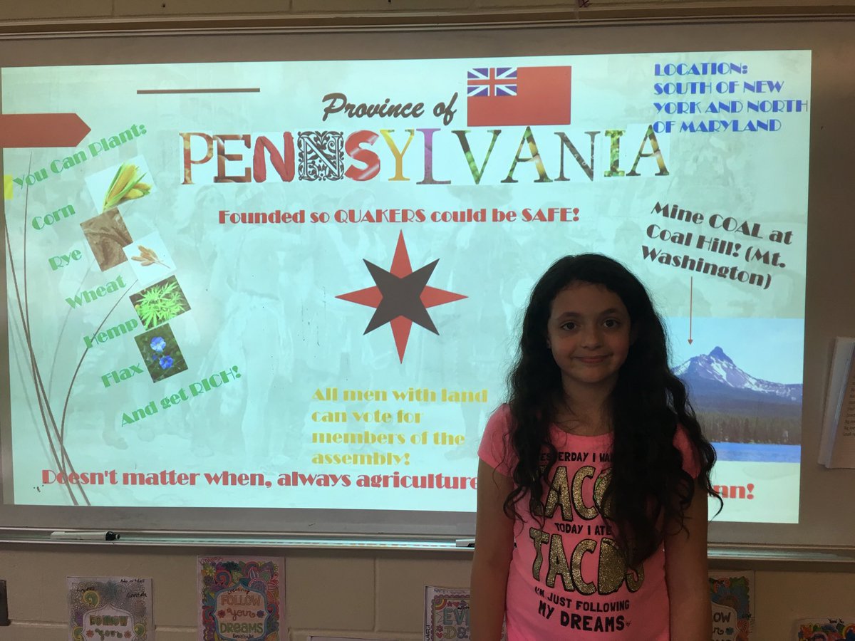 Ss in 5W created billboards with catchy slogans to advertise their chosen colonies ⁦<a href="/CBWarwickElem/">Warwick Elementary School CBSD</a>⁩