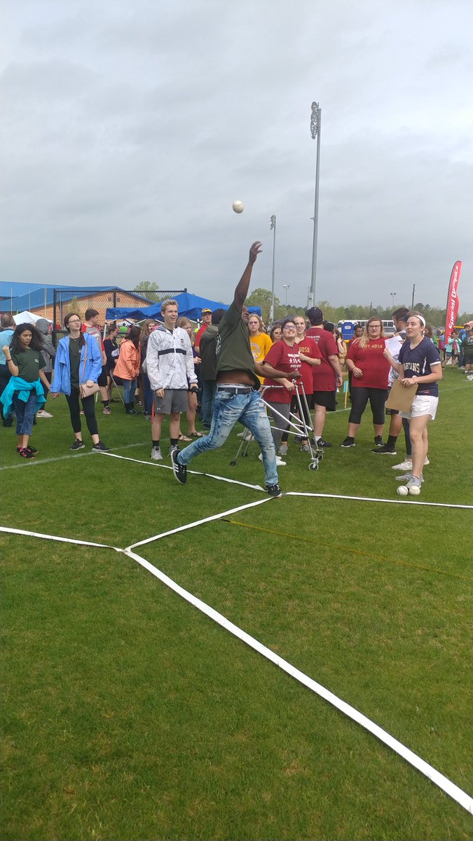 actucker81's tweet image. The rain didnt get us down!  It was a great day at Special Olympics!  @SJHSTrojans