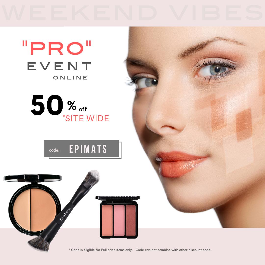 Enjoy Pro Event with EVE PEARL!!!
50% OFF SITE WIDE.
Code "EPIMATS"
Shop all your favorite items easier online 😁
.
.
.
#evepearl #mua #professional #makeup #imats #imatsnyc