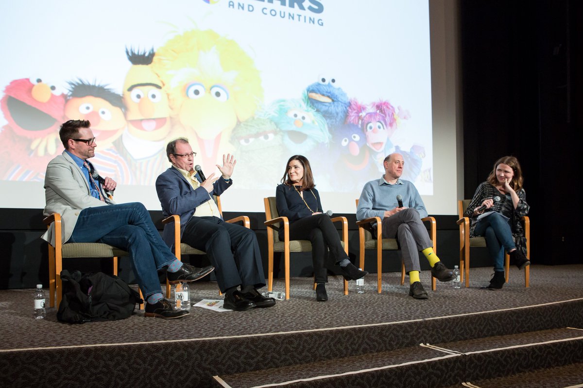 SesameWorkshop's tweet photo. Sesame Street directors Marilyn Agrelo, Ken Diego, Benjamin Lehmann, and Matt Vogel joined the Directors Guild of America for a panel moderated by Mindy Fila to celebrate the show's 50th anniversary! Together they discussed their experiences and favorite moments on @sesamestreet. https://t.co/EcSguh5Ivx