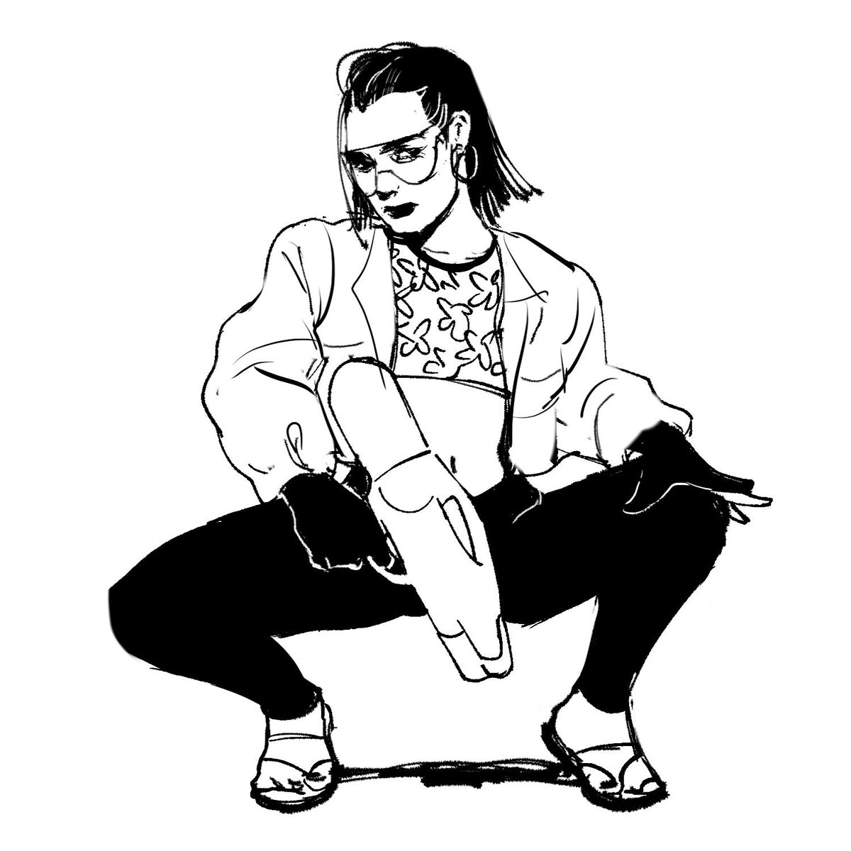 WMN_Sabrina's tweet photo. ท่าโพสแบบ call me mother ค่ะ 😉😈😈💕💕

(ขี้เกียจวาด แง เอาไปแค่นี้ละกันนะ) https://t.co/3Vs1ThBJrw