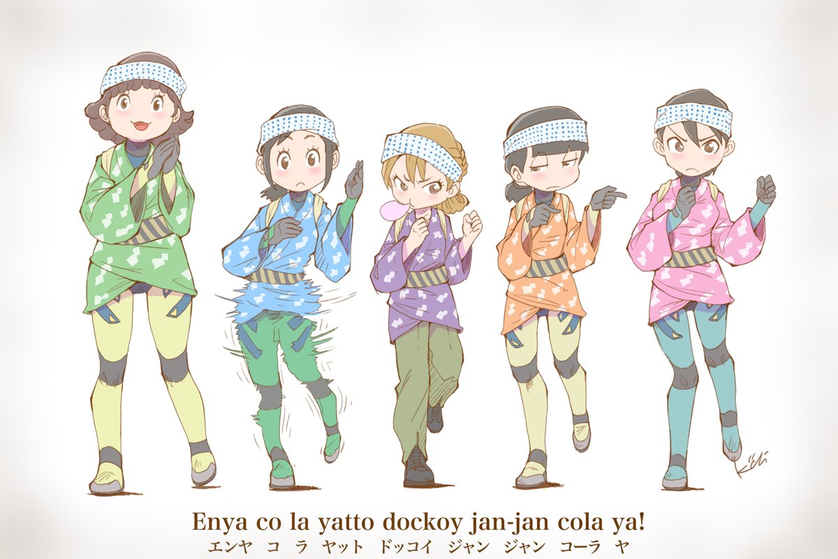 「ひそねとまそたんの放送開始から一年とのこと。後日談とかそれぞれのキャラクターのス」|Kiichiのイラスト