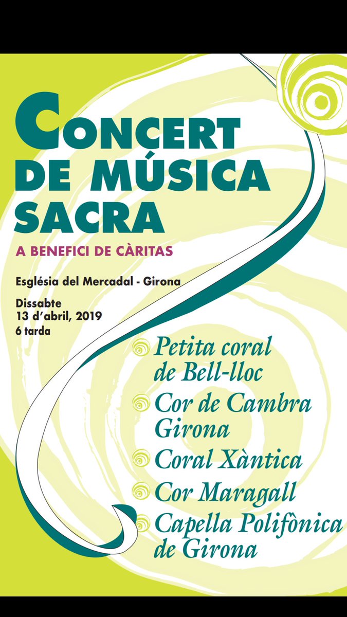 Resultat d'imatges de concert música sacra 2019 mercadal