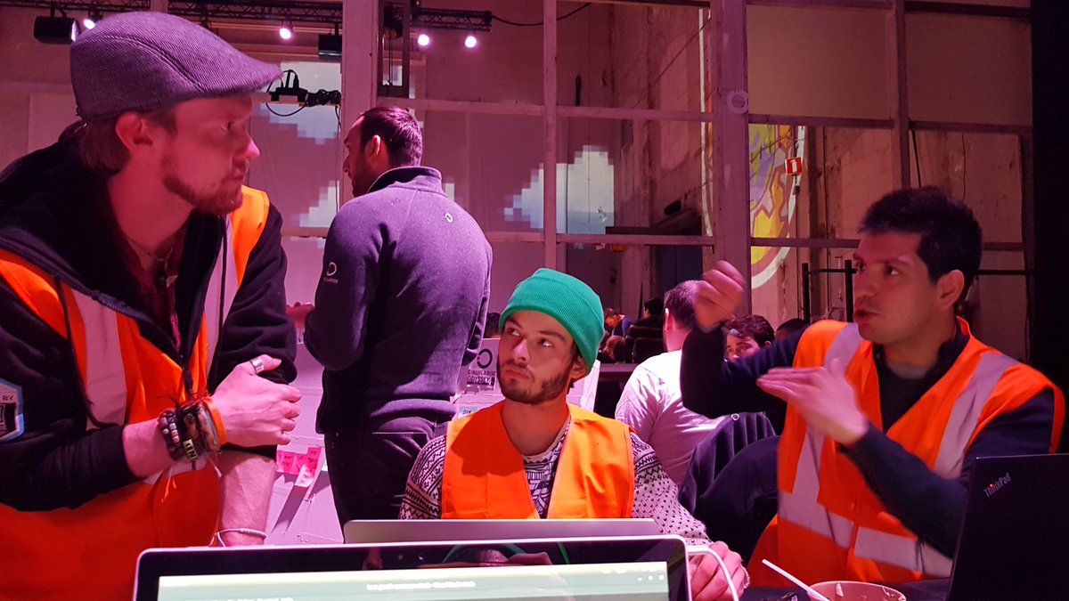 Giveth's tweet image. The #OdysseyHack, it has begun. With 5 teams in 4 tracks (Table 1, 7, 40, 60, 75) we are collaborating on the #CommonsStack, creating sustainable ecosystems around causes. We are building the unimaginable, reinventing incentive models ➡️ So easy to remember &amp;amp; recognize us 🙃 🥕🥕