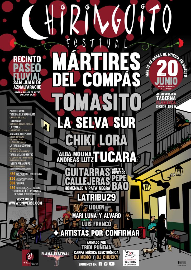 Últimas #entradas a 15€ del #ChiringuitoFest el primer #festival del #verano en #Sevilla
<a href="/SevillaOcio/">OnSevilla - Ocio en Sevilla</a> <a href="/sevillaciudad/">Sevilla</a> <a href="/sjaznalfarache/">Ayuntamiento de San Juan de Aznalfarache</a> <a href="/Aznalfarachedia/">Aznalfarache al día</a> <a href="/abcdesevilla/">ABC de Sevilla</a> <a href="/sevilla/">@sevilla</a> <a href="/festibalazos/">Festibalazos</a> <a href="/festival/">Festival Pants</a> <a href="/music_andalucia/">musicAndalucia</a> @andalucianet @AndaluciaTuCult