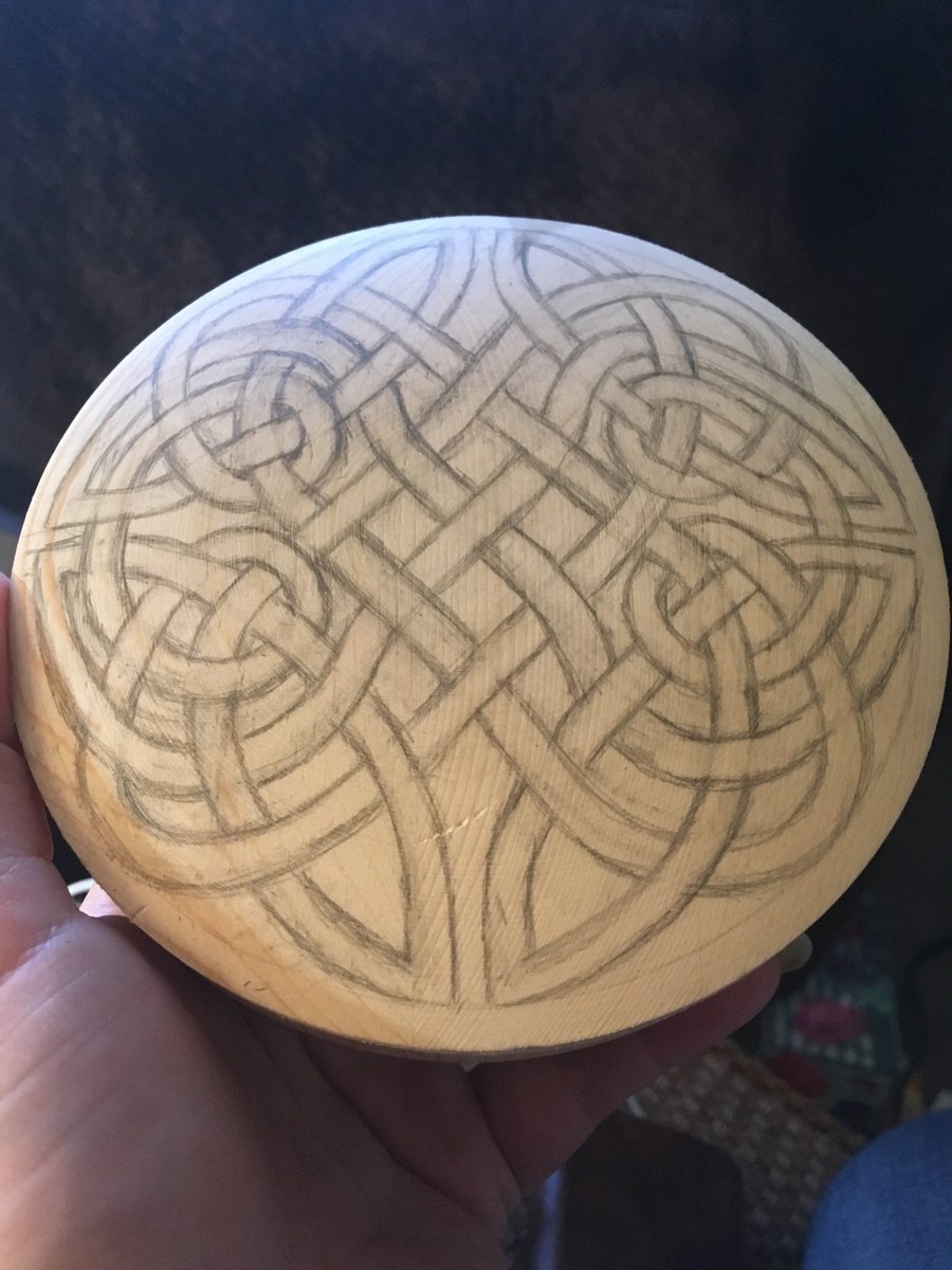SocialMediaAng's tweet photo. It starts with a two hour sketch then the torment of perfection sets in... Or imperfection. #pyrography #whatstrending #nashvilleartist #woodworking https://t.co/zFwOq02n9z