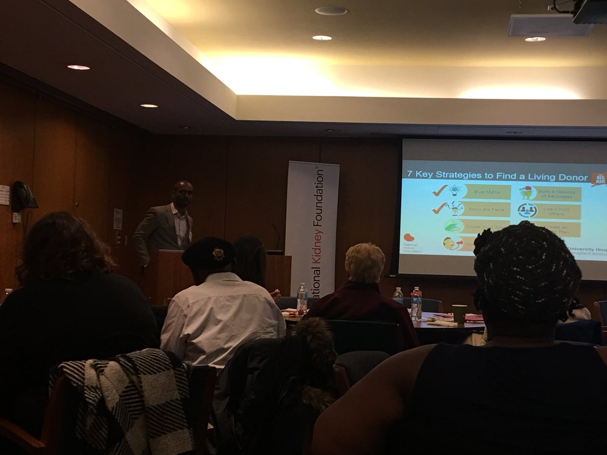 Very fortunate to be part of UH cleveland Transplant Institute and partner with NKF to host Big Ask Big Give workshop for the third time, where we educated kidney transplant candidates and their support persons about living kidney donation.