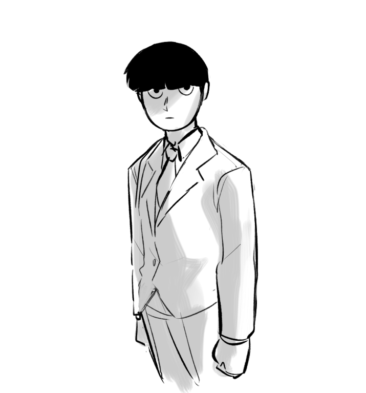 if reigen had a dress code for all of his employees
#mobpsycho100