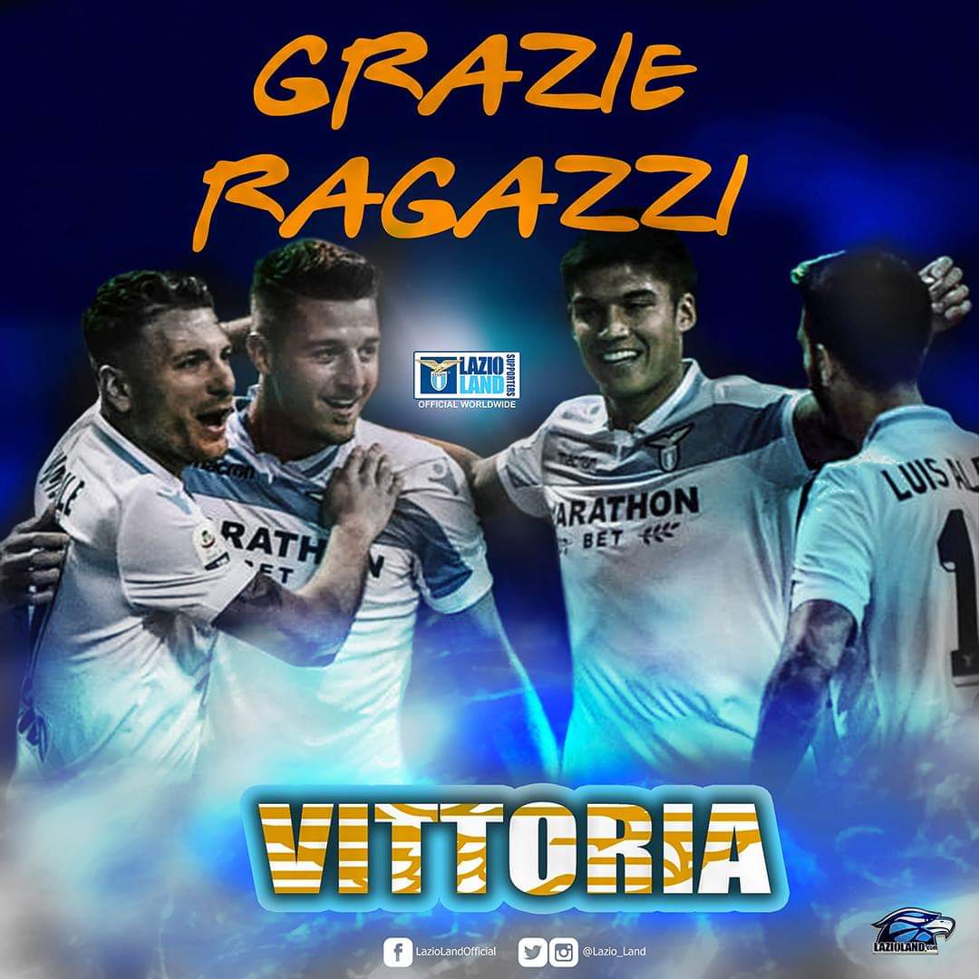 Lazio_Land's tweet photo. A fantastic Victory ! #GrazieRagazzi !
Sergej also brakes his duck, officially opening his scoring account against a top four team
#FORZALAZIO ! πͺπ¦
π
#CMonEagles #InterLazio #LazioDay #CoppaItalia #presenteforyou #SSLazio #Milinkovic #lazioisonfire #vittoria https://t.co/cbqDYrL97Q