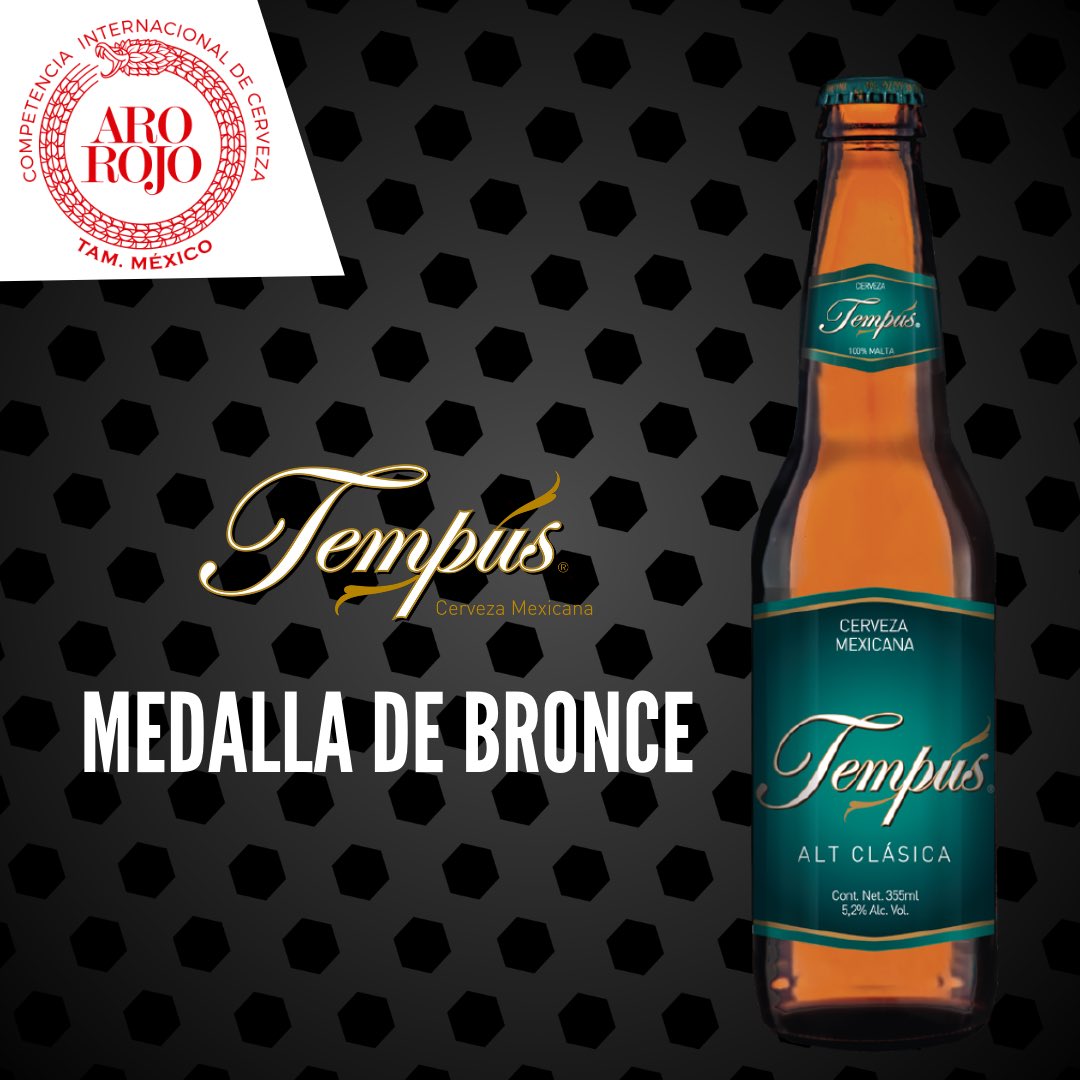 PrimusCervecera's tweet photo. El Rey 👑 se siente doblemente orgulloso. 
Tempus Alt Clásica: Ganó medalla de Bronce 🥉
Tempus Cream Stout: Ganó medalla de Plata 🥈 en @_arorojo 

#TeMerecesUnaTempus #OrgulloPrimus #CervezaMexicana https://t.co/se1k21LGAR