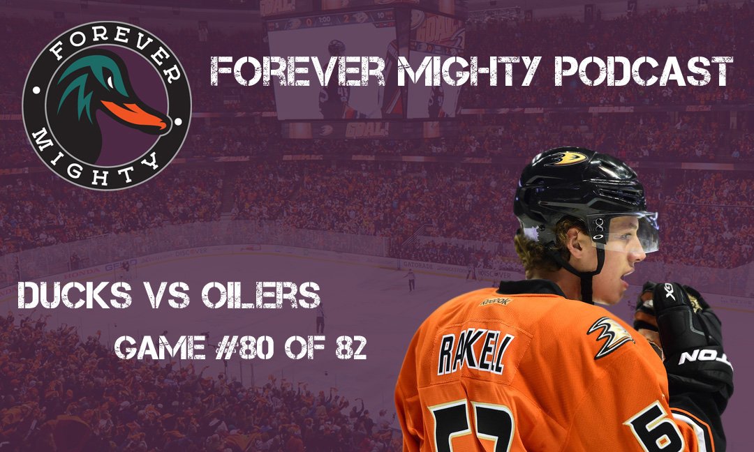 New Episode! The Ducks rebound with 5-1 victory over the Oilers!

Topics Include:
-Rakell's hat trick
-Who could the Ducks draft at #7?
-Bob Murray lineup kerfuffle
-and MORE!

YouTube: youtu.be/Oo09m3egDRE

Spreaker: spreaker.com/user/forevermi…

iTunes: itunes.apple.com/us/podcast/for…