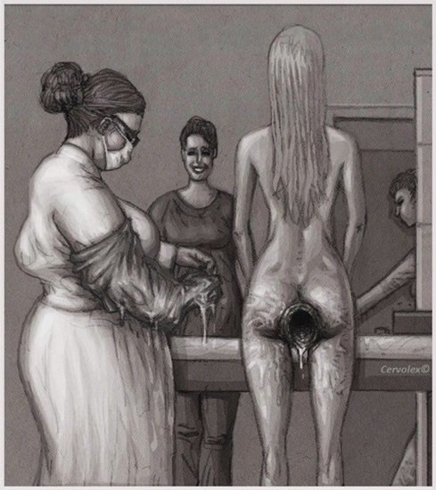 Extreme Clinic 5 #nfsw #porn #drawing #sketch #bdsm #clinic ...