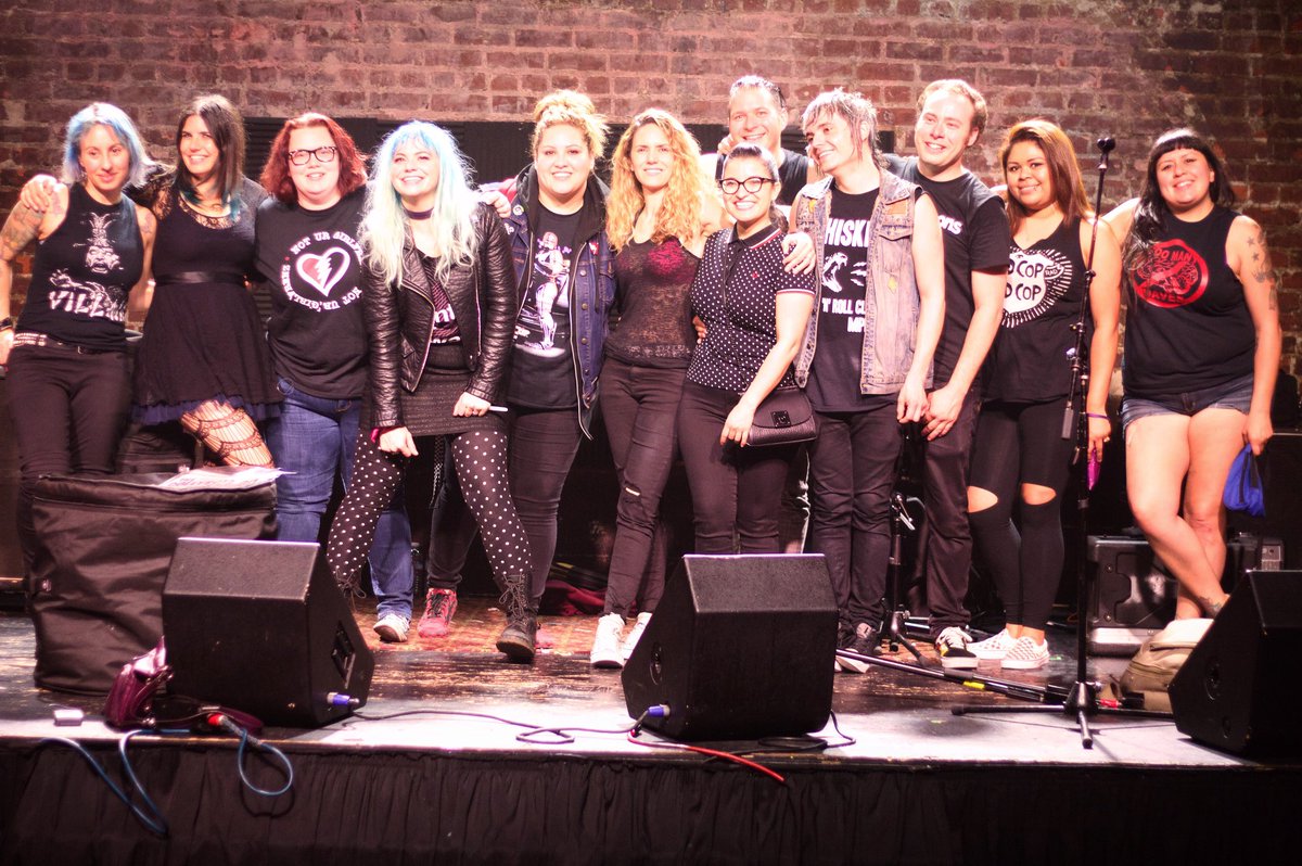 Here's to the awesomest bunch of friends, crew, and band peeps we could ever ask to do this with!! Thank you for an amazing tour and an even bigger thanks to the FANS! That was RAD! #partytimeexcellenttour #dollyrots #poppunk #bandstuff #tour #family
