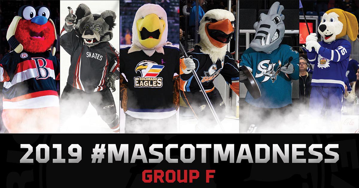 TheAHL's tweet photo. We need one more finalist. #MascotMadness Group F is now open!
Vote once every hour from now until 2 ET on Tuesday. Winner goes to the final round.
→ https://t.co/0Ie5EnZpsc https://t.co/4HfGia8f3k