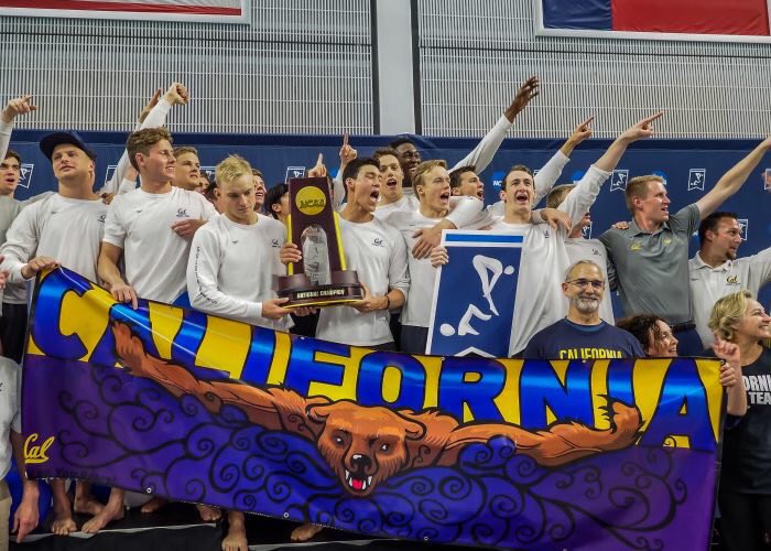 CalAthletics's tweet photo. CHAMPS 🏆 https://t.co/HxlMCTcrtf
