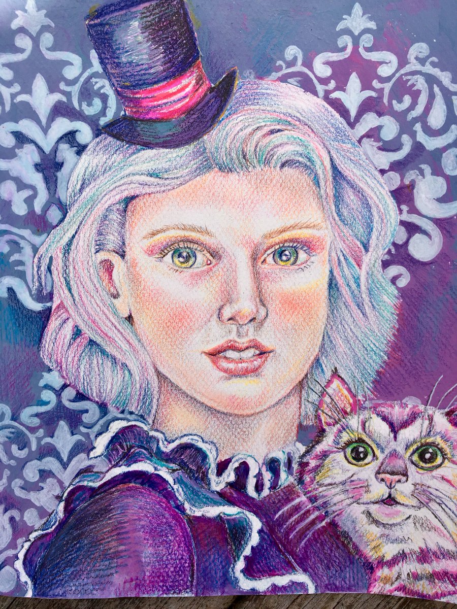 The Cat grinned #aliceinapril