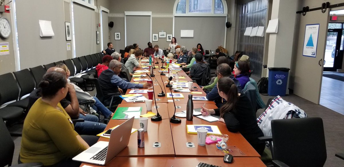 DCWFP's tweet photo. Packed house today for the WFP Leader Training & Strategy Session. We are excited to have so many new leaders ready to build the party. #WFPTransformDC
(photo by @SPACEsInAction) https://t.co/uXRG70tmRZ