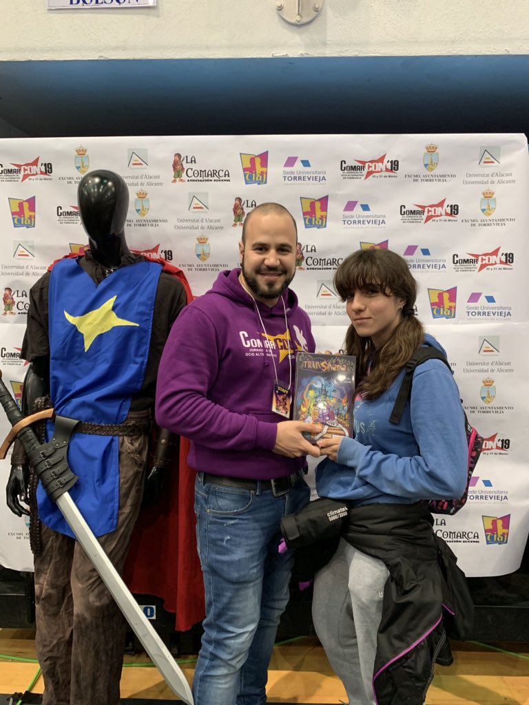 lacomarcon's tweet photo. @zacatrus NO PARA!!!! Otro premiazo en la #ComarCON19 , ahora toca Trainsilvania!!! Enhorabuena!!! https://t.co/sptfYVBJ1I