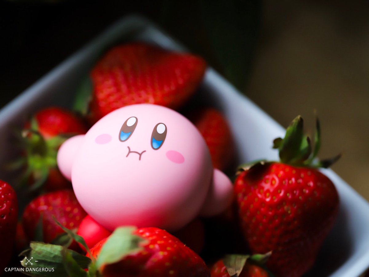 CaptDangerous64's tweet photo. *Munch *Munch 😋🍓 #Kirby is “helping” me cut up some strawberries 😆 Have a lovely Sunday! #nintendo #gaming #canon #Nendoroid #toyphotography #MacroMarch @KirbyInformer @nocontextkirby @NintendoTweet @teamkirby92 @kotarokirby @KoopatizedPhoto @NintendoAmerica @GoodSmile_US https://t.co/DnQdaKpThM