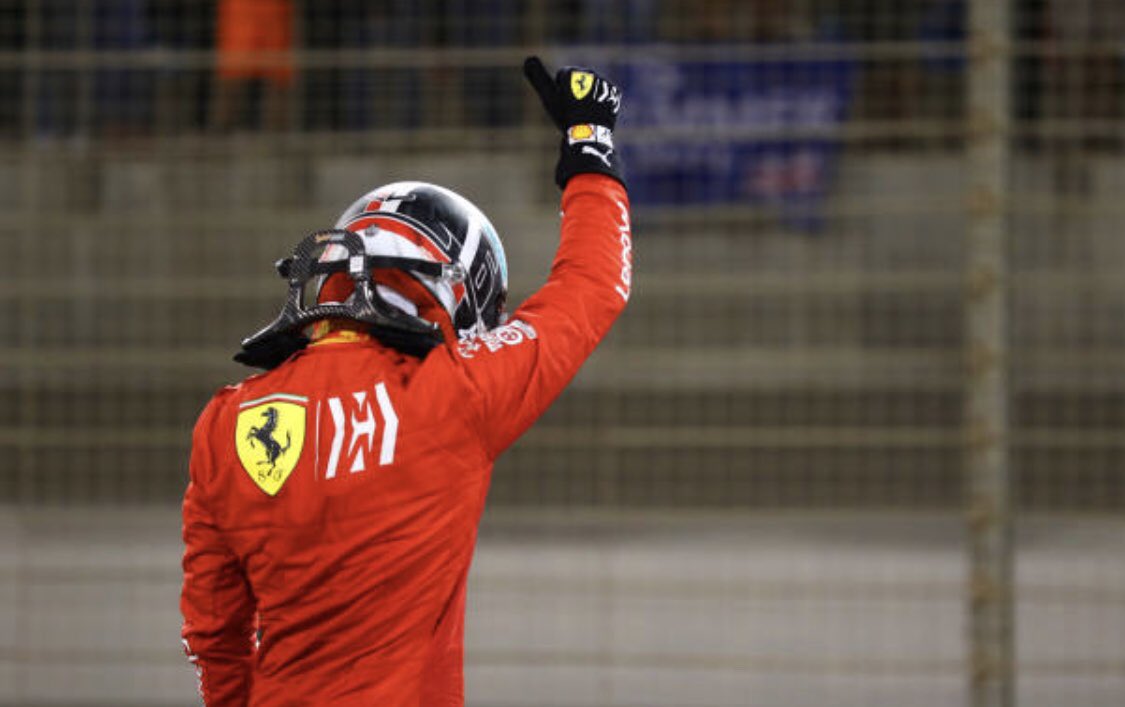 Charles Leclerc.... Gracias.. Tu comportamiento de hoy, es de campeón..... #PushCharles
