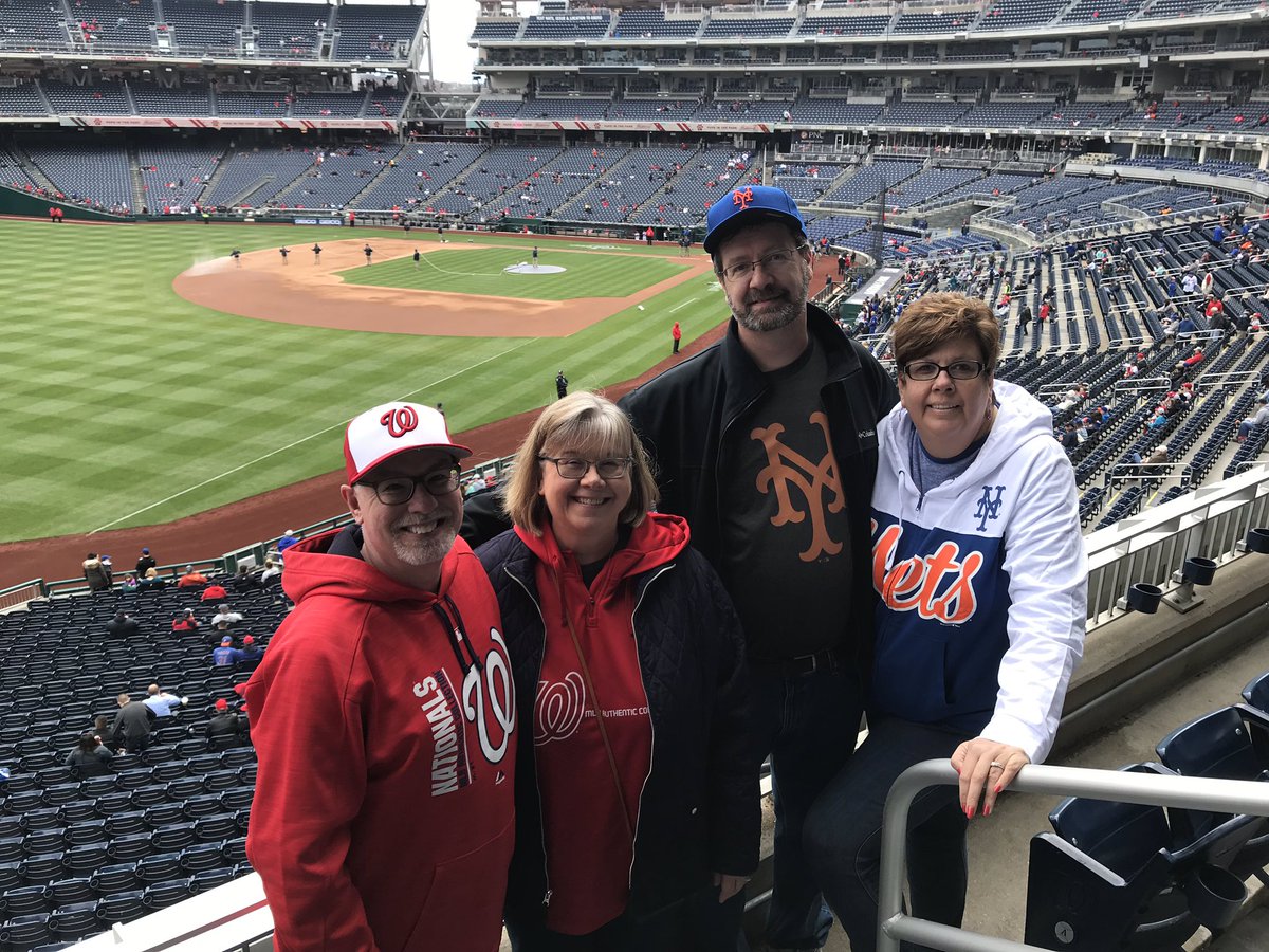 MikeBeshada's tweet photo. Nats v Mets at Nationals Park with my love and besties! https://t.co/4O4kp7b1sl