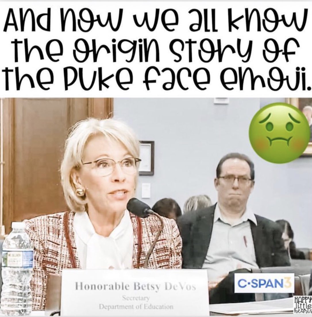 MelindaMisjuns's tweet image. 🤢🤢🤢 #DeVosMustGo #sorrynotsorry #ClassSizeMatters