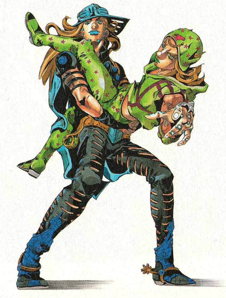 “This Ultra Jump cover (2005) featuring Gyro Zeppeli &amp