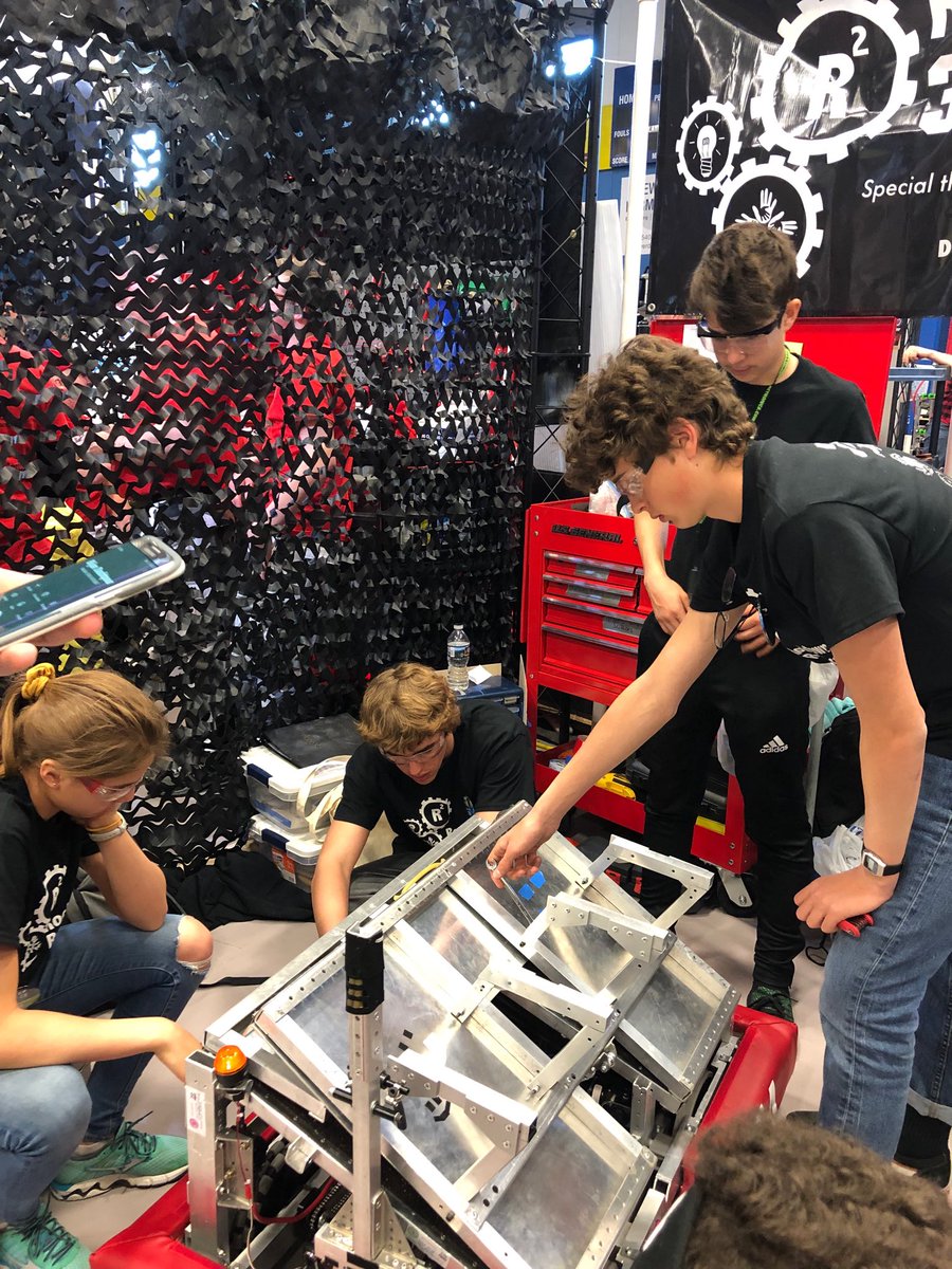 Rocktown is headed to the playoffs!!! ⁦<a href="/jmuxlabs/">JMU X-Labs</a>⁩ #omgrobots #deepspace