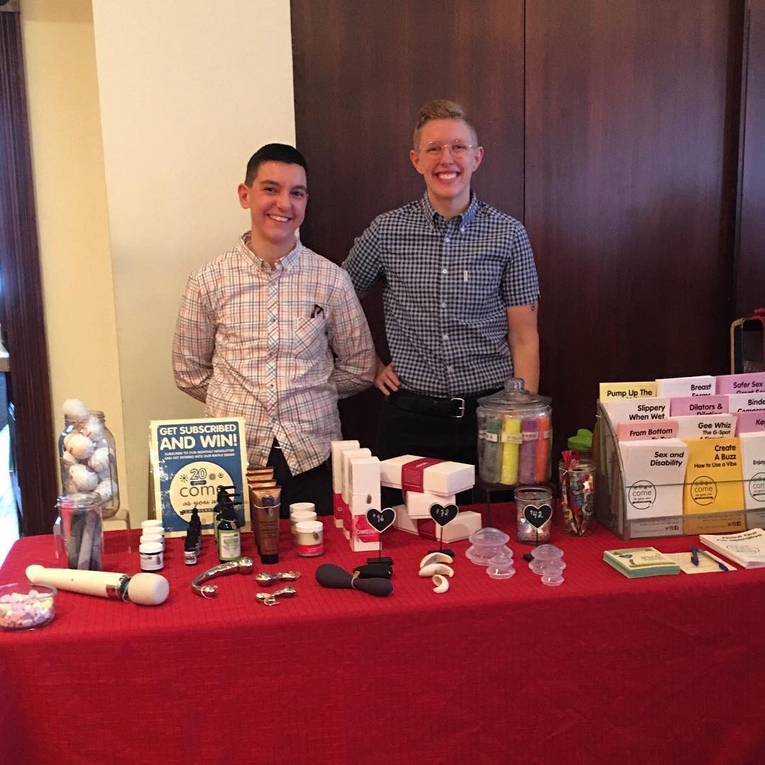 Us at the Erotic Arts and Crafts Fair